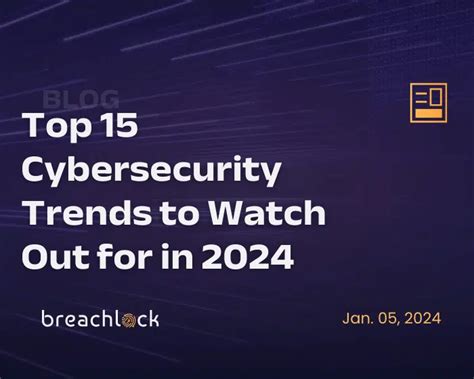 Top 15 Cybersecurity Trends To Watch Out For In 2024 BreachLock