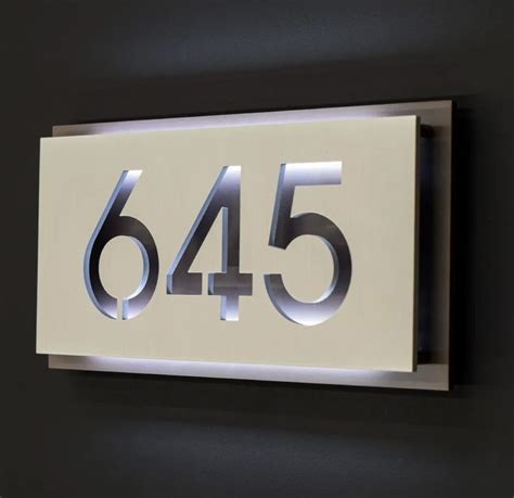 Lighted Address Plaques Canada Shelly Lighting