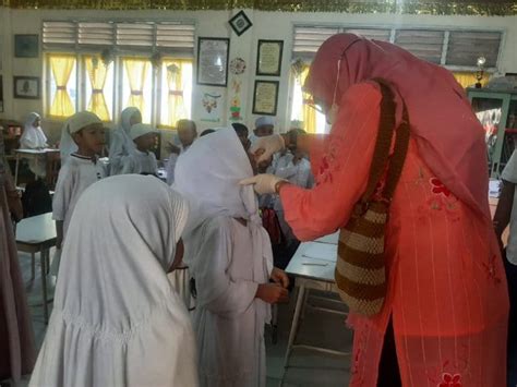 SDN 1 Unggul Peukan Bada Gelar Imunisasi Polio Tahap II