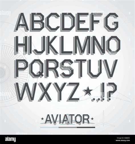 Typographic Alphabet Hi Res Stock Photography And Images Alamy