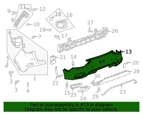 42766378 GM Primed Rear Bumper Lower Fascia GM Parts Store