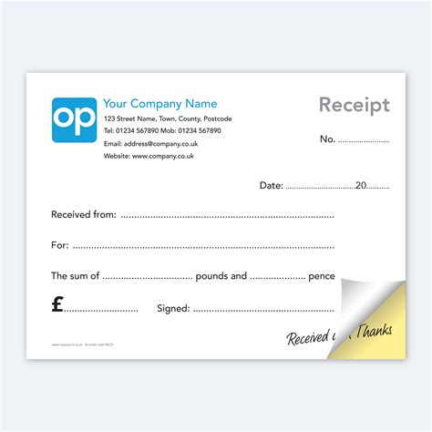 Receipt A Oceanprint