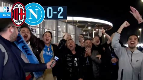 Milan Napoli 0 2 E Conte In Volata Scudetto Guardate La Reazione Dei