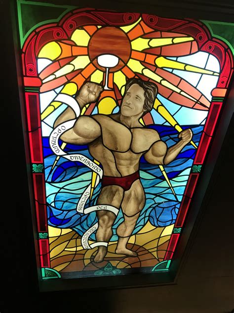 When You’re In The Pub And They Have The Best Stained Glass Windows R Funny