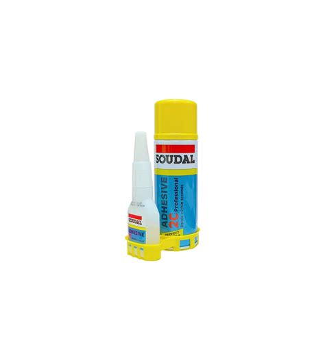 Двукомпонентно моментно лепило Soudal 2C Professional Adhesive - 50 г и ...