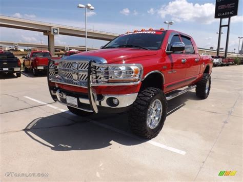 2006 Flame Red Dodge Ram 1500 Slt Mega Cab 4x4 66951935 Car Color Galleries