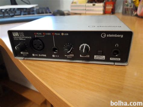 Steinberg UR12 USB zvočna kartica 24 bit 192 kHz