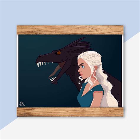 MOTHER OF DRAGONS - Art Print – KAYLA COOMBS