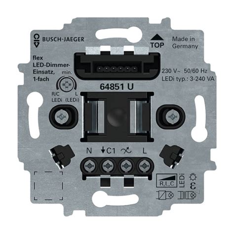 Busch Jaeger U Led Dimmer Einsatz Flex Fach Up Led Va