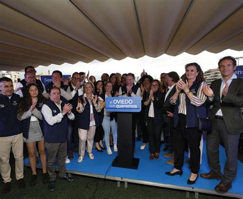 ELECCIONES MUNICIPALES OVIEDO 2023 El PP pide una mayoría absoluta