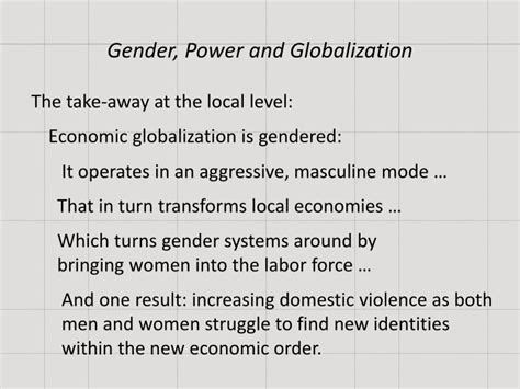 Ppt Gender And Globalization Powerpoint Presentation Id1591847