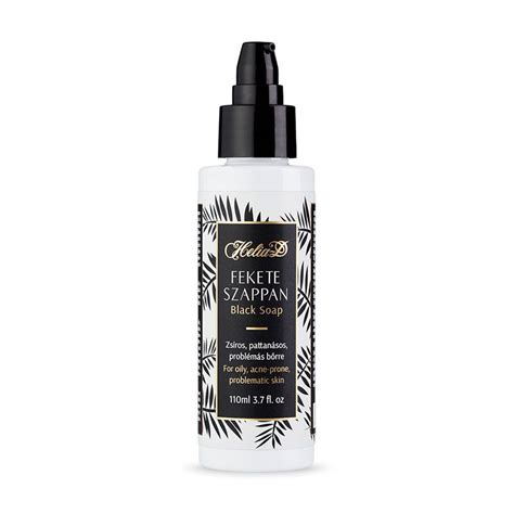 Черное мыло для лица Helia-D Black Soap для проблемной кожи, 110 мл ...