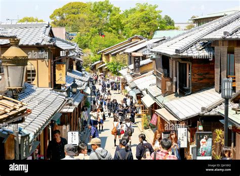 Japan Kyoto Higashiyama District Stock Photo Alamy