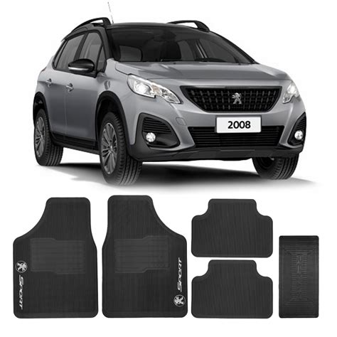 Tapetes Peugeot 2008 A Partir De 2015 Preto Túnel Shopee Brasil