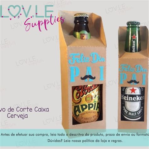 Arquivo De Corte Caixa Cerveja Dia Dos Pais Elo