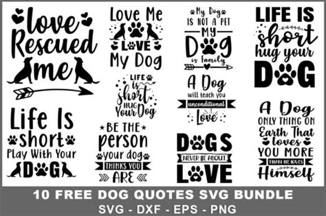 10 Free Dog Svg Bundle Graphic By Svgstore · Creative Fabrica