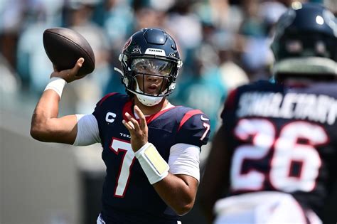 Houston Texans Quarterback Cj Stroud Is Off To A Sizzling Start