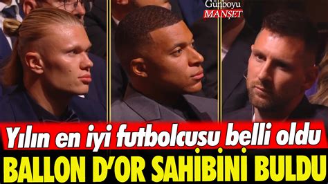 Ballon d Or sahibini buldu Yılın en iyi futbolcusu belli oldu