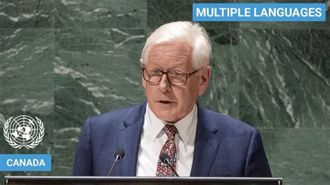 🇨🇦 Canada Chair Of The Delegation Addresses United Nations General