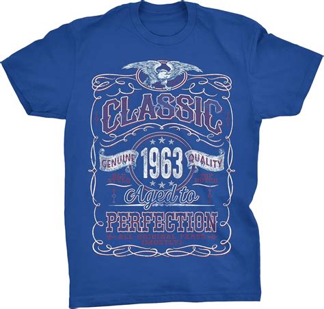 60th Birthday T Shirt Men Classic 1963 Aged To Perfection 60th Birthday T Kreamshirt