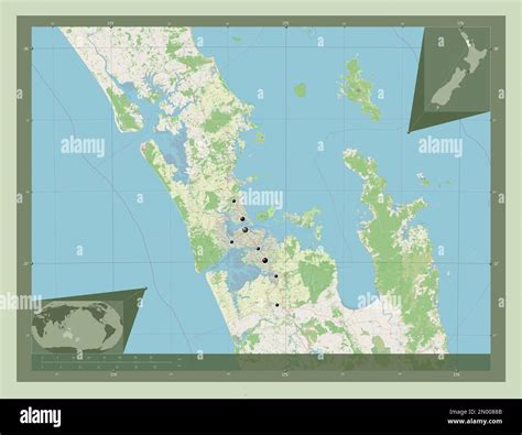 Auckland Consejo Regional De Nueva Zelanda Abrir Street Map