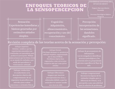 Enfoques teoricos de la sensopercepción ENFOQUES TEORICOS DEENFOQUES