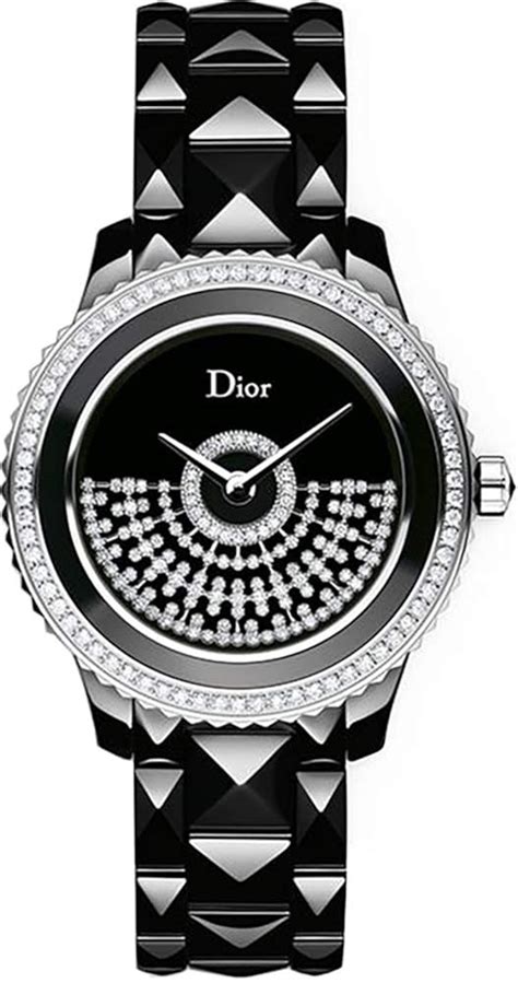 Christian Dior Viii Black Ceramic 33mm Womens Watch Cd123be0c001