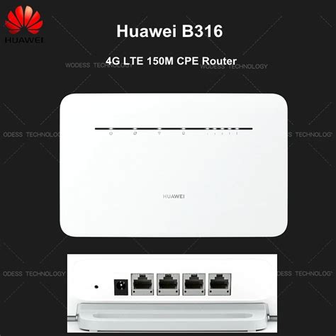 Asli Huawei 4G LTE CPE Router Dengan Kartu SIM Slot Hotspot Nirkabel