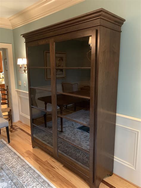 Custom China Cabinet Built Stained And Delivered Rwoodworking