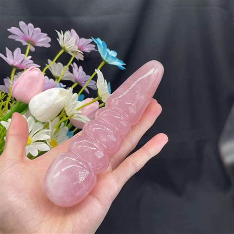 Rose Quartz Dildo The Green Crystal