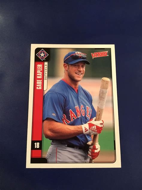 Upper Deck Victory Gabe Kapler Texas Rangers Set Break Ebay