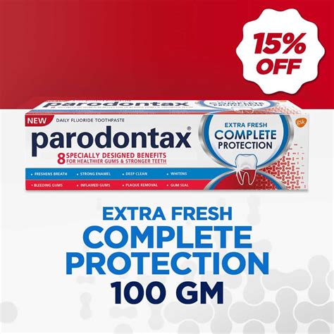 Purchase Parodontax Extra Fresh Complete Protection Toothpaste 100gm