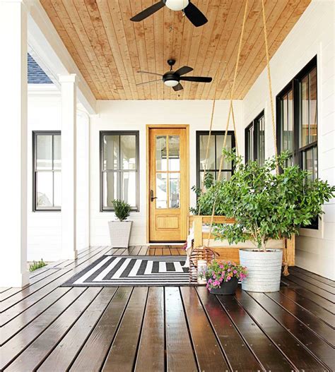 Porch Ceiling Ideas For Your Home Plank And Pillow