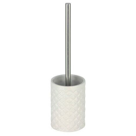 MSV Brosse Wc avec support Céramique Garden Blanc