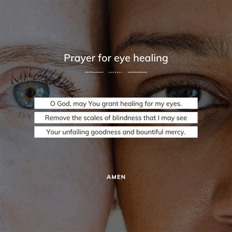 Prayer For Eye Healing Avepray