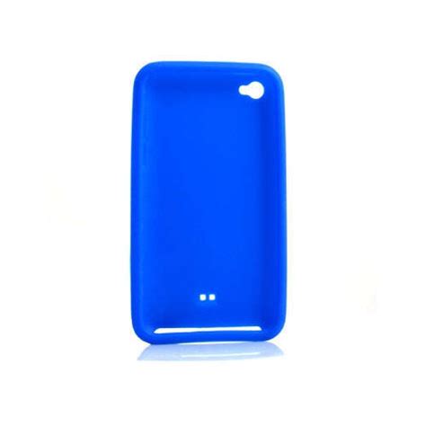 Silicone Case Skin Bag In Blue For Apple Ipod Touch 4 Ebay