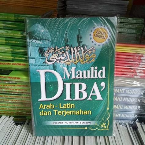 Jual MAULID DIBA Arab Latin Dan Terjemahan Imam Abdurrahman Ad Diba