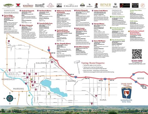 Map - Sunnyslope Wine Trail