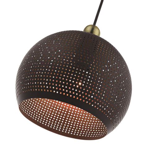 Livex Dublin 10 Wide Bronze Metal Modern Globe Mini Pendant Light 84r02 Lamps Plus