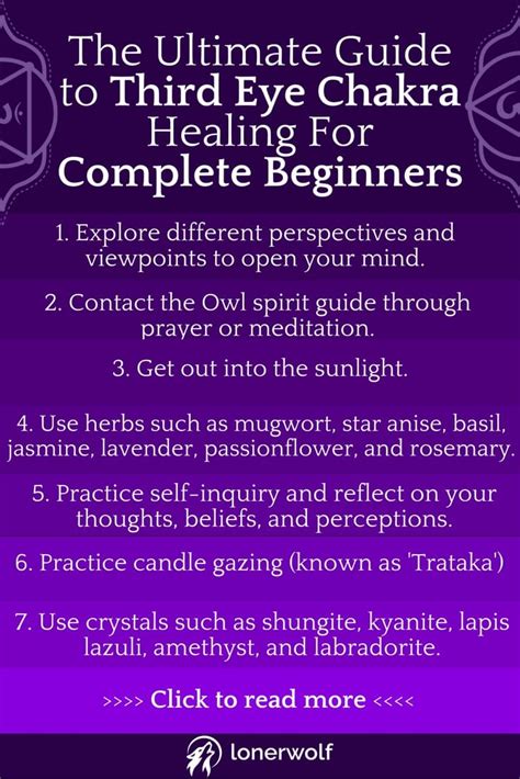 The Ultimate Guide to Third Eye Chakra Healing For Complete Beginners ⋆ ...