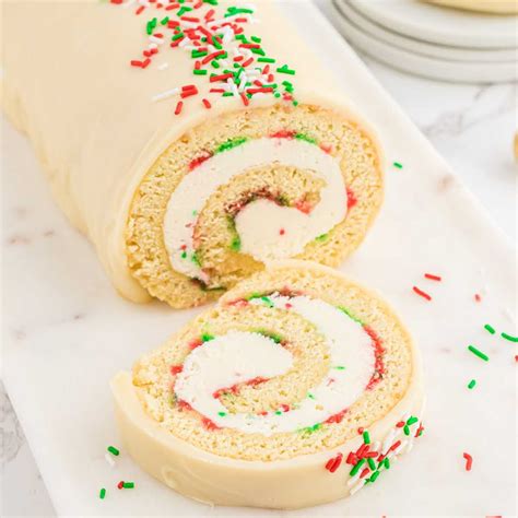 Christmas Vanilla Roll Cake The Best Blog Recipes