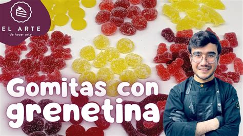 Cómo hacer gomitas de grenetina Panditas de grenetina El arte de