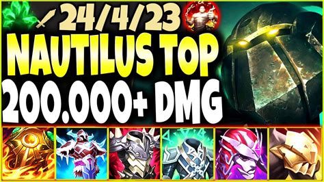 Beyond Immortal Nautilus Top Lane Build Items Total Damage