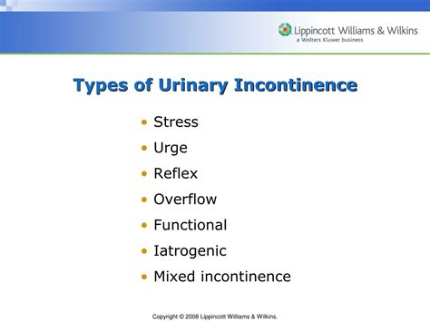 Types Of Urinary Incontinence Ppt at Minnie Grimmer blog