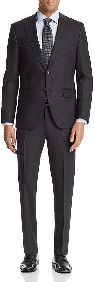 BOSS Johnstons Lenon Regular Fit Check Suit Check Suit Suits Mens Suits