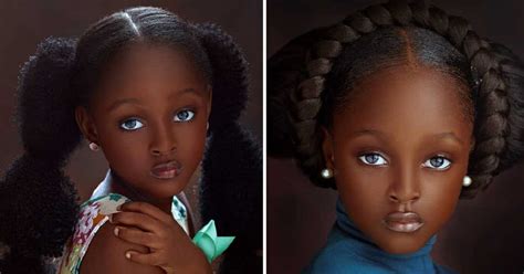 La petite fille de 5 ans surnommée "la plus belle fille du monde" a ...