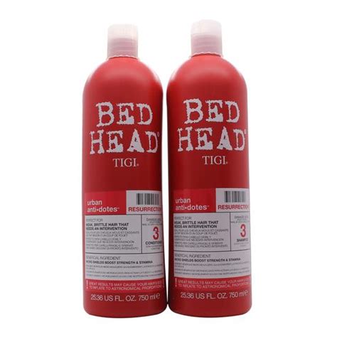 Tigi Duo Pack Bed Head Urban Antidotes Resurrection Ml Shampoo