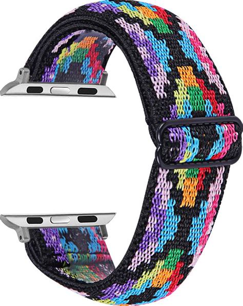 Somstyle Nylon Bandje Geschikt Voor Apple Watch Series 1 2 3 4 5 6