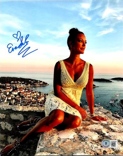 EVA LARUE SIGNED 8X10 PHOTO BECKETT BAS COA SEXY HOT RARE CSI MIAMI 7 EBay
