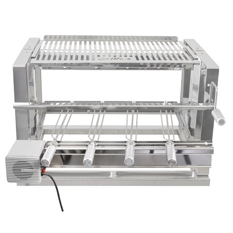 Churrasqueira Grelha Elevat Ria Elevgrill Prime Inox Motor